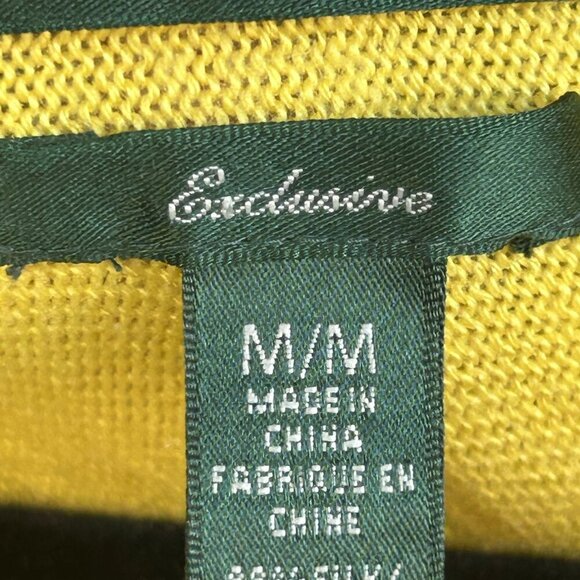 Lauren Ralph Lauren Exclusive Yellow Silk Cashmere Boat Neck Sweater Size Medium - Picture 8 of 10